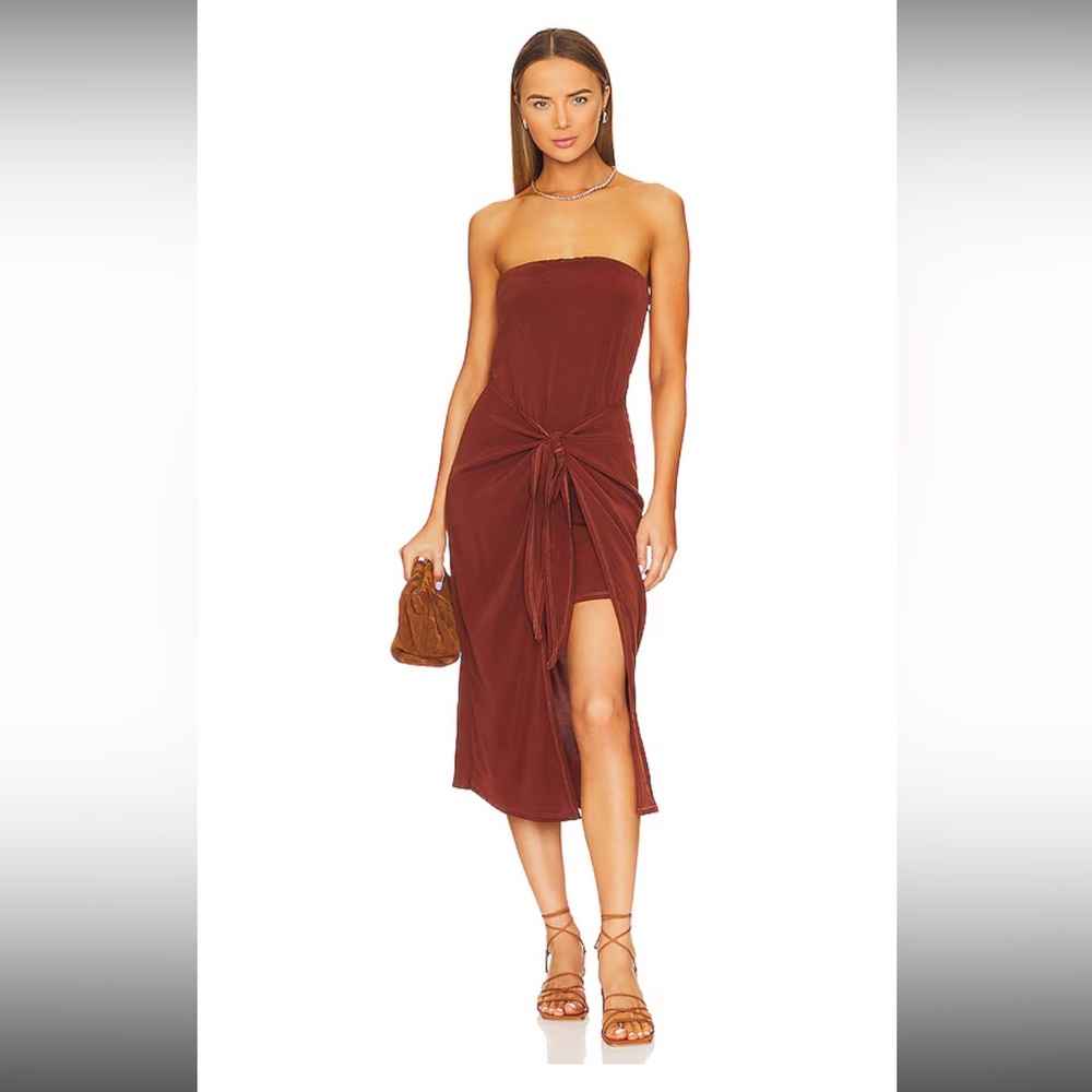 Anemos Strapless D.K. Midi Dress